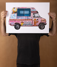 Load image into Gallery viewer, Ice Cream Truck Print