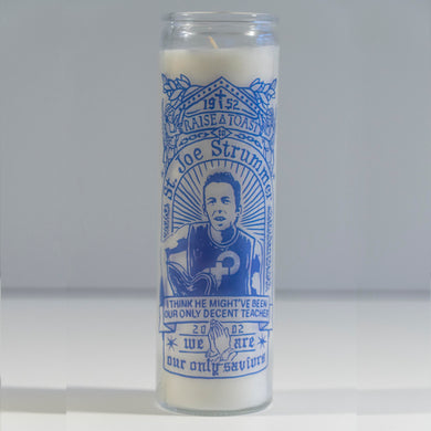 Joe Strummer Prayer Candle