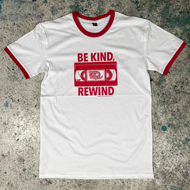 Be Kind Rewind VHS Ringer Tee [UNI + WOMEN/CROP SIZES!]