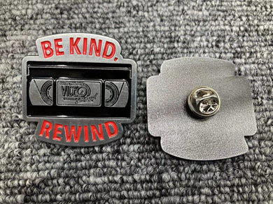 Be Kind Rewind Enamel Pin