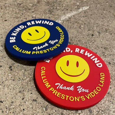 Be Kind Rewind Magnet - Blue OR Red