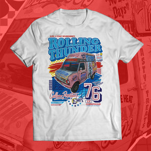 (ADULT SIZES) Ice Cream Truck NASCAR-Style T-Shirt